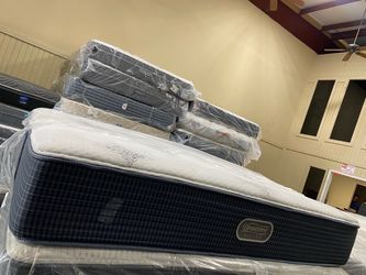 King size mattress beautyrest silver