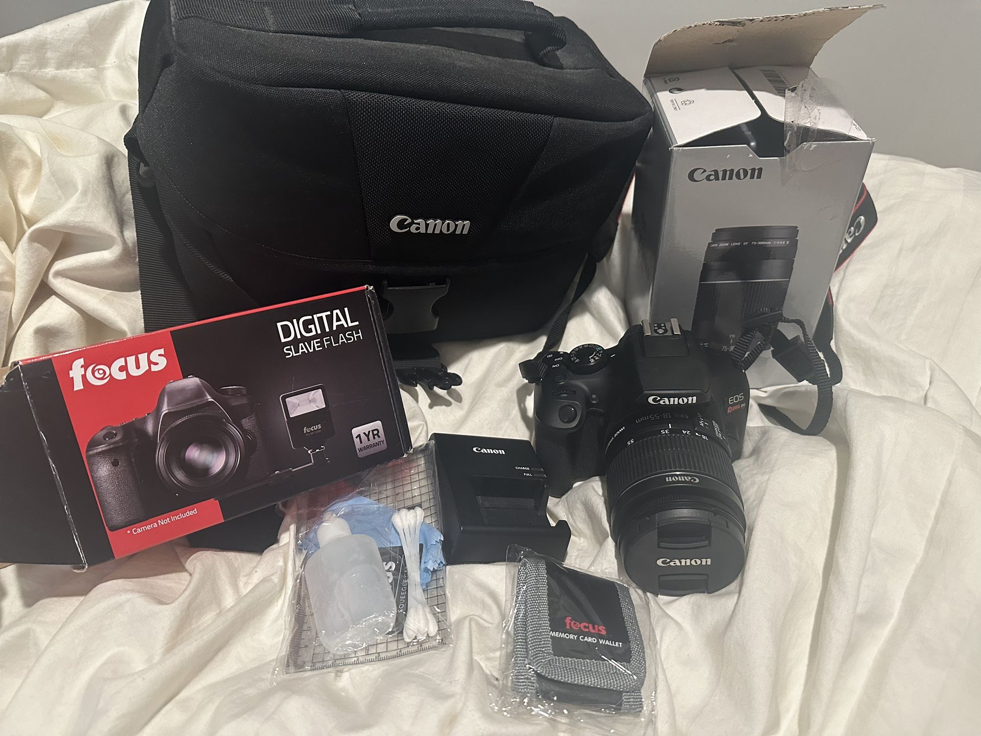 Canon Rebel T6 And Accessories