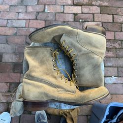 Men’s Justin Roper Style Suede/leather Boots Sz 10