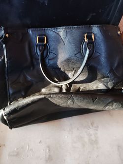 LV Black leather original