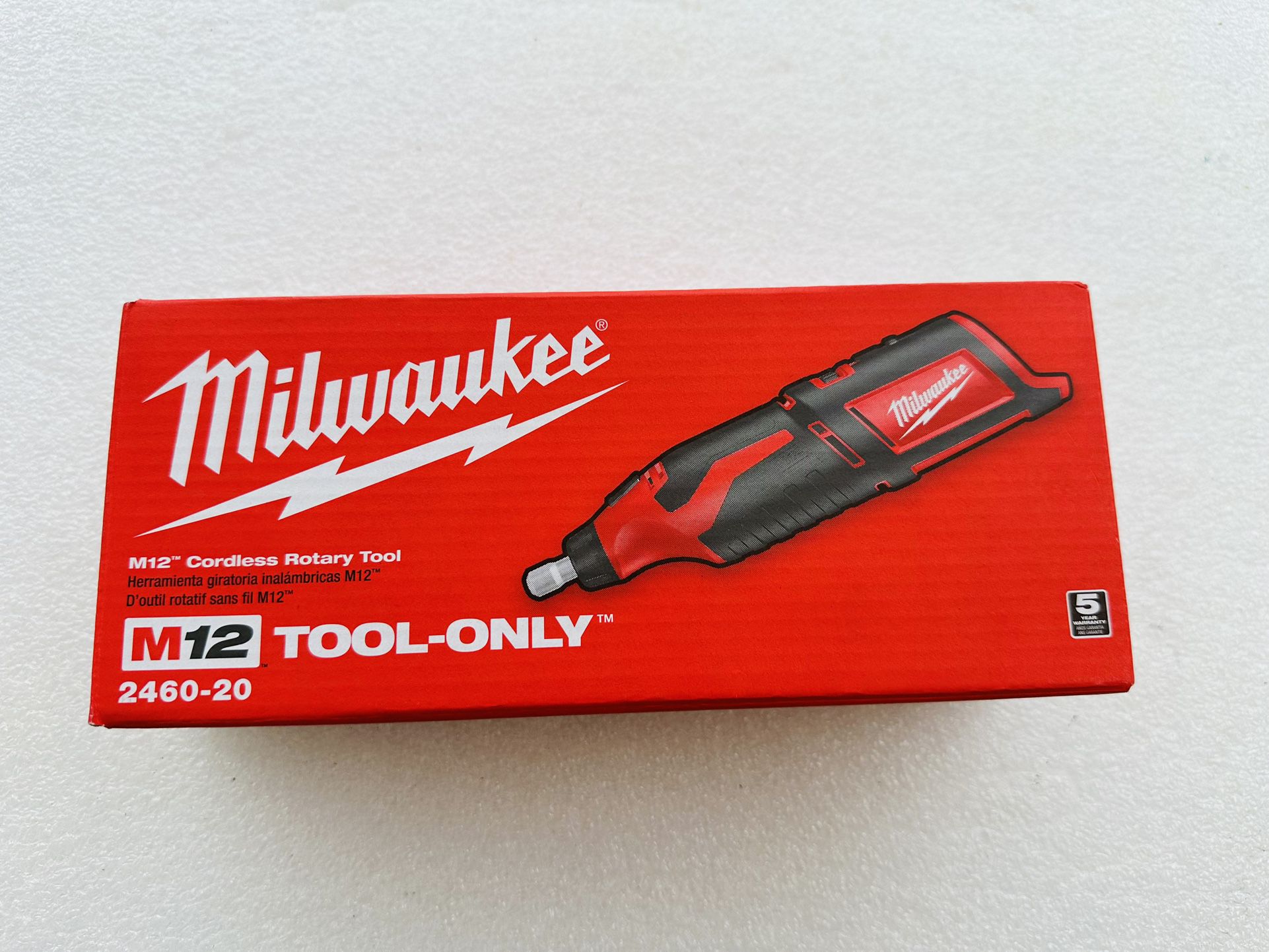Milwaukee M12 (2460-20) - 12V Li-Ion Cordless Rotary Tool (Tool Only)