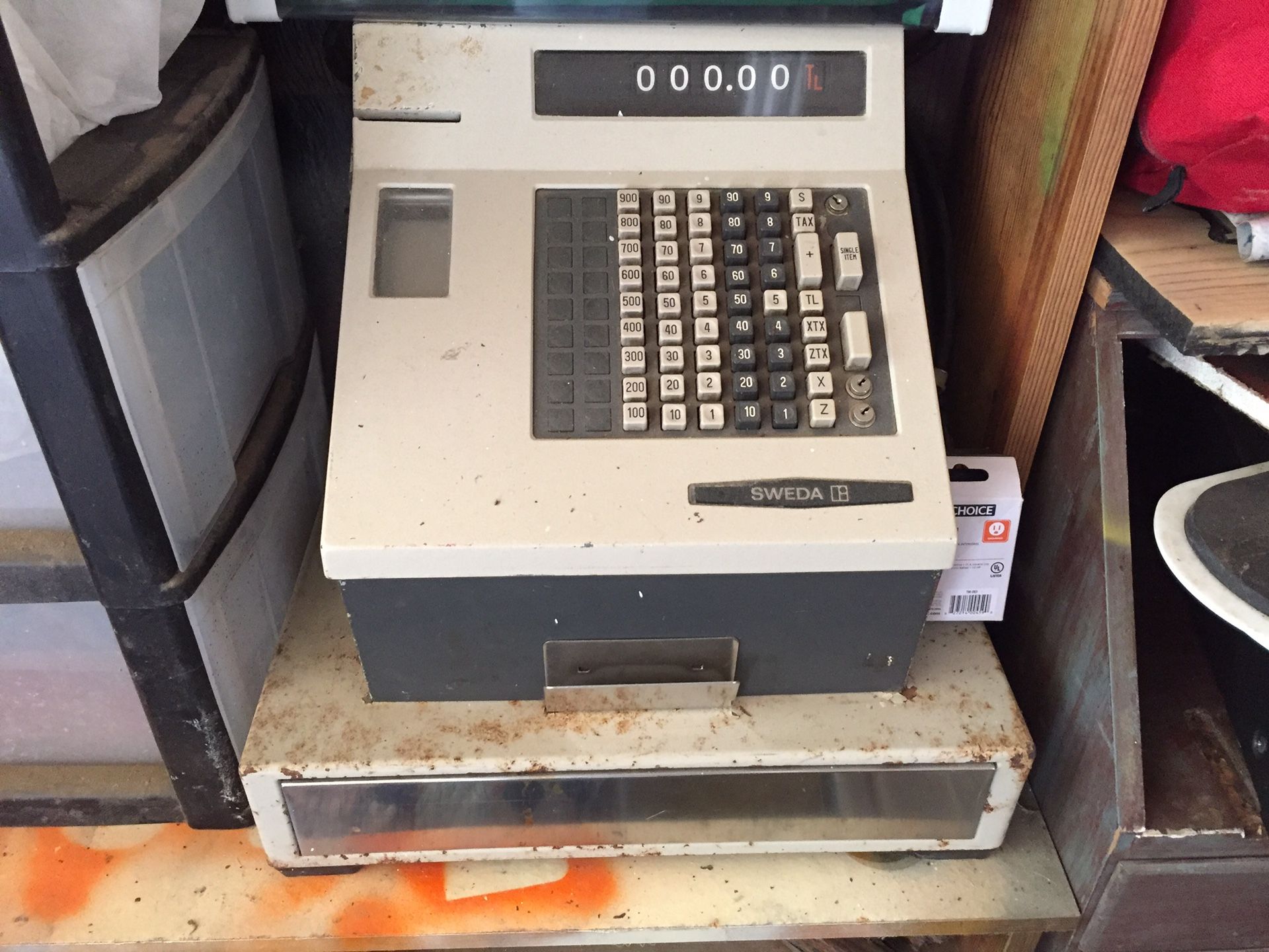 Sweda cash register