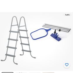 NEW Pool Ladder And Maintenance Kit NEW