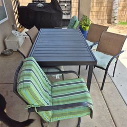 Patio table and chairs