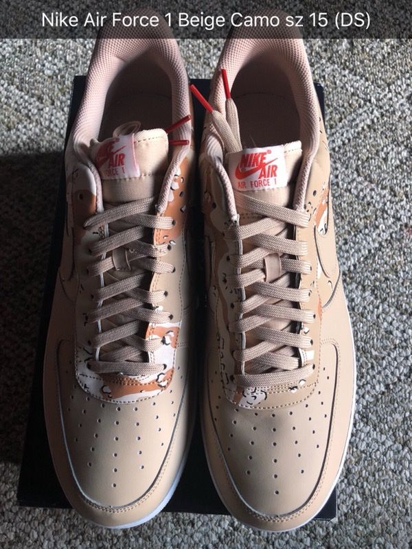 Nike Air Force 1 ‘07 LV8 Beige Camo size 15
