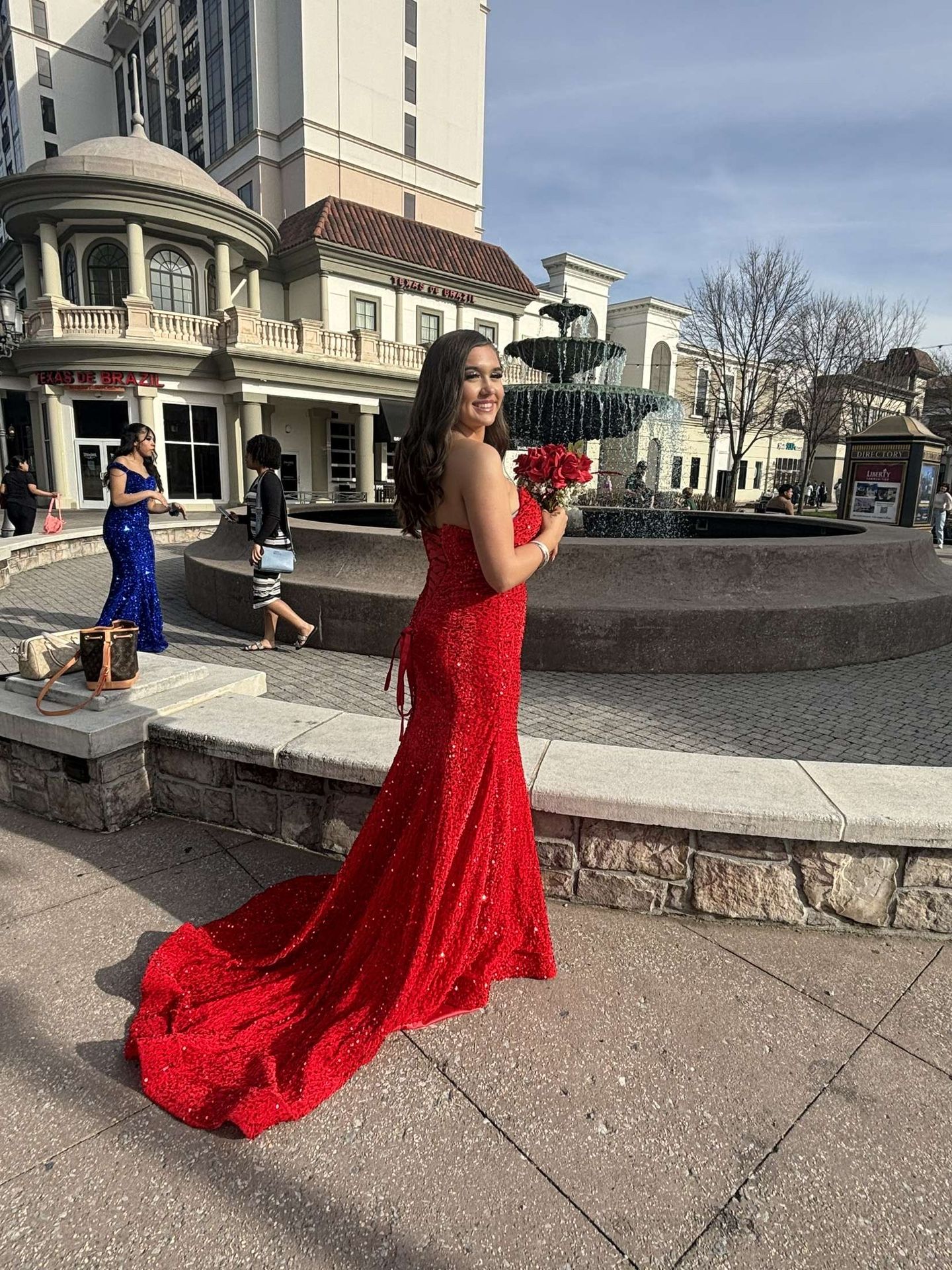 Red prom dress