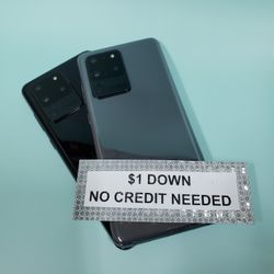 Samsung Galaxy S20 Ultra 5G - Only $1 Today Pay The Rest Later! 
