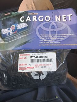 Brand new toyota cargo net for Sequoia