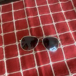 Guess sunglasses gold glitter purple lenses 