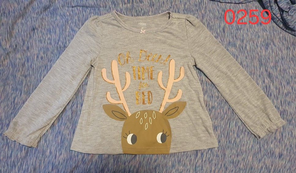 Simple Joys by Carter's Deer Shirt, size 4T, (0259)