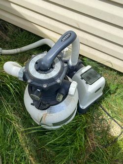 Intex pool pump and filter