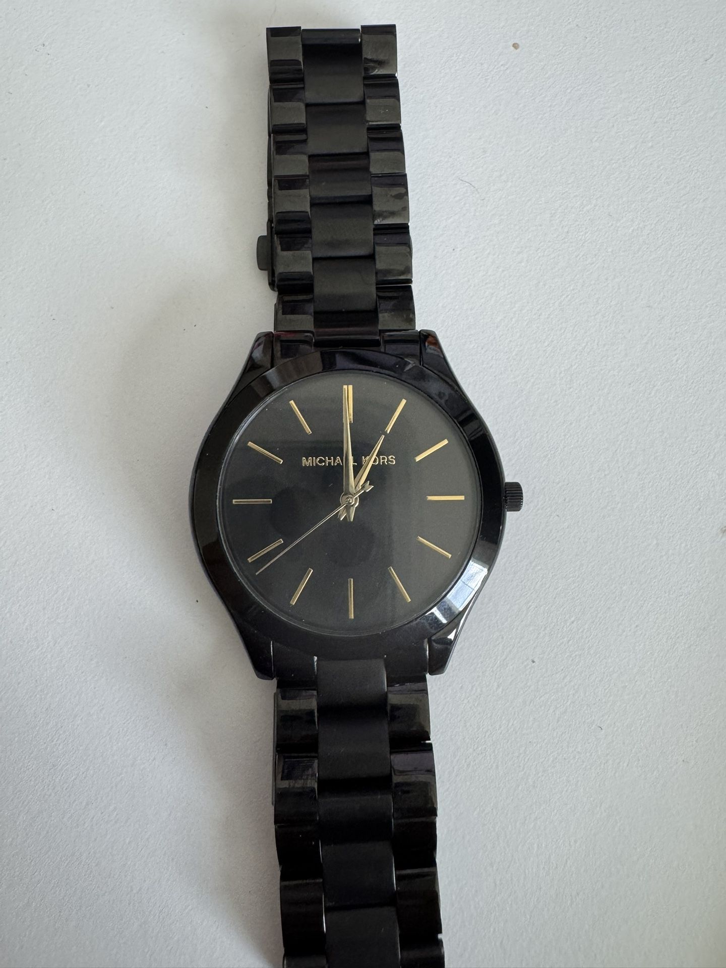 Black And Gold Michael Kors Watch