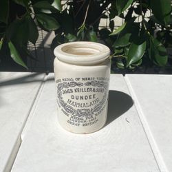 Antique James Kielller&sons Marmalade 1862 Bottle