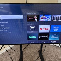 55 Inch Roku Smart TV/Stand