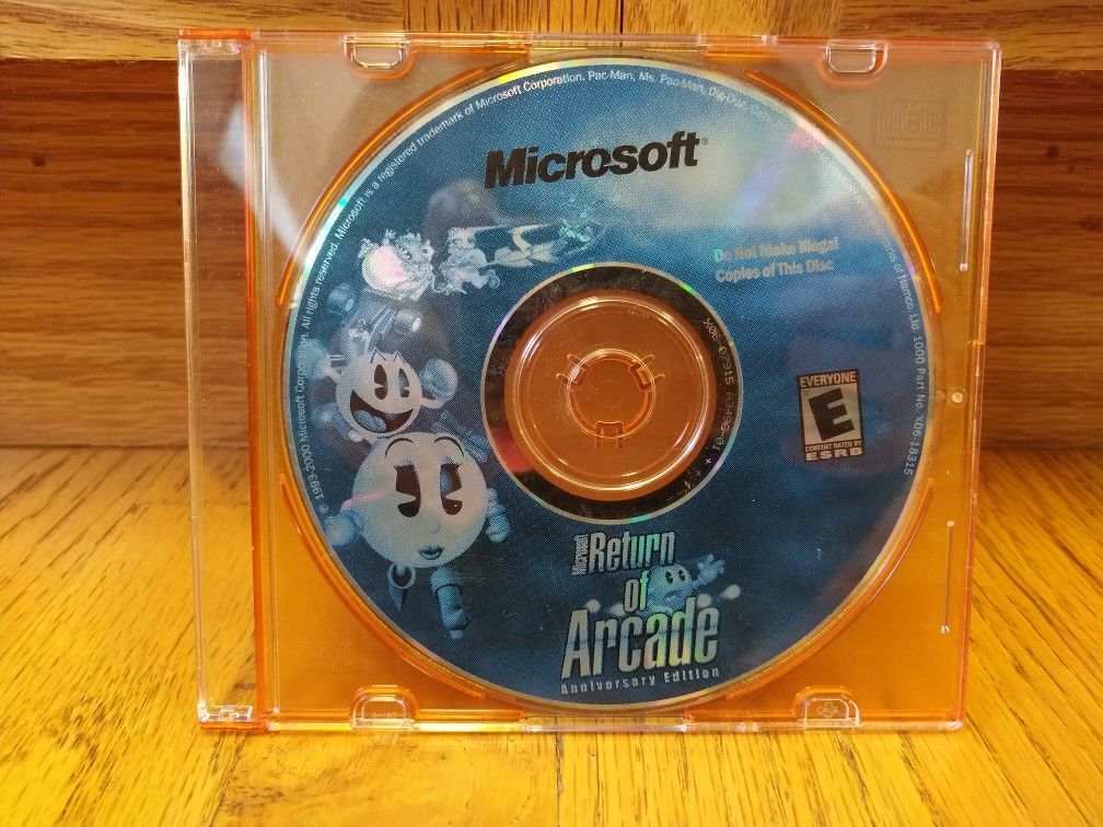 Microsoft Return of Arcade Anniversary Edition 2000 Computer Games 