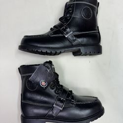 NWT Boys  Boots Cadillac GM Branded Fleeced Boots Size 3 