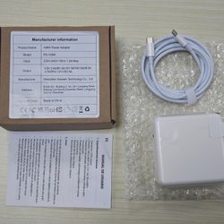 109W Mac Book Pro Charger - Fast USB C Power Adapter Compatible for MacBook Pro 16 15 13in,