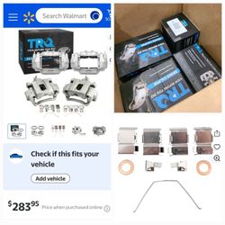 1973: New TRQ Front and Rear Brake Caliper Set Zinc Coated Brackets Hardware Fits 2003-2007 Toyota Sequoia

Part Number: CLA84426.