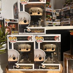 funko pop viny animation jujutsu kaisen toge inumaki