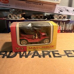 Vintage Lesney Matchbox Models Of Yesteryear 1911 Model T Ford Y-1 Box PRODUCT ENGLAND
