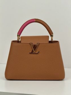 Louis Vuitton Capucines BB Brown Top Handle Bag