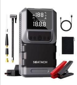 Scatach Jump Starter Air Compressor 6000A 150Psi Car Battery Jump Starter 10.0