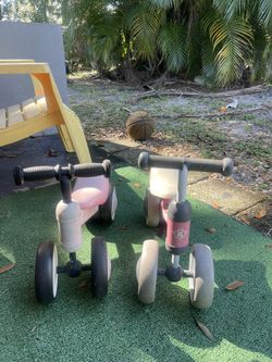 2 Kid's Balance Bikes all $10