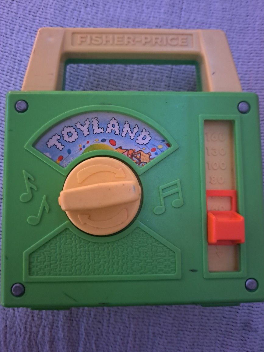 Vintage Fisher Price Toyland Radio