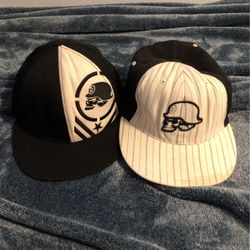Two Metal Mulisha Ball Caps 