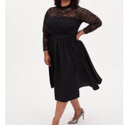 Brand New Black Torrid Dress 