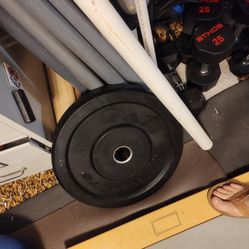 New 45lb Olympic Bumper Plates 2 X45lbs