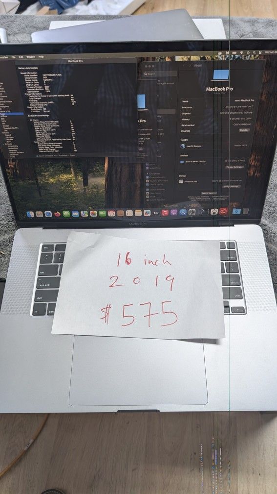 MacBook Pro 16 Inch Core i7