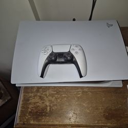PS5 Console with controller and 2 games for sale