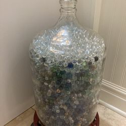 75lbs Of Marbles In Antique Jug!