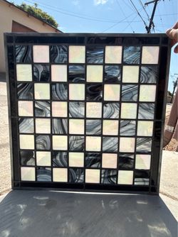 Stained Glass Chess Board
