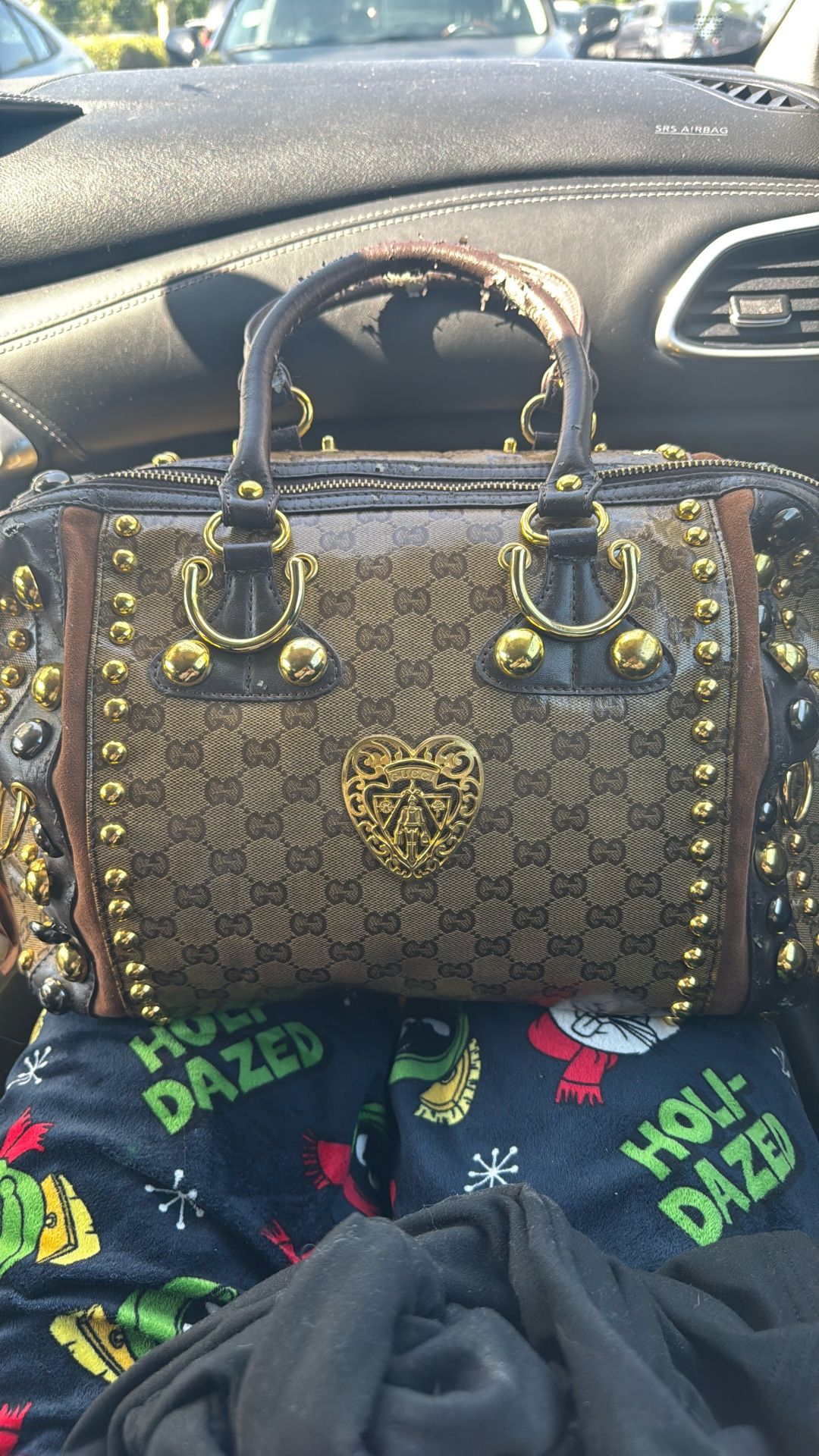 Gucci Babouska Hysteria leather handbag