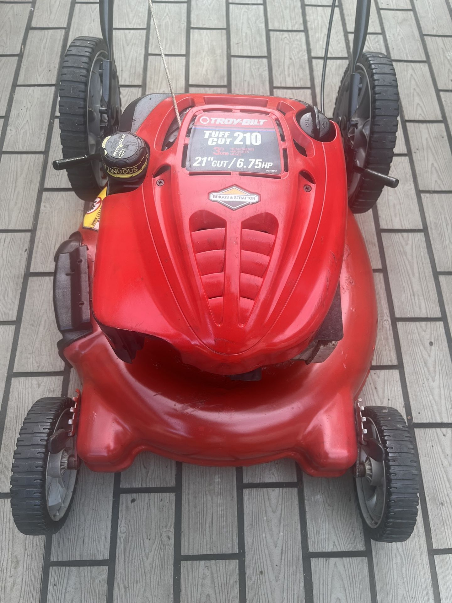 21” TroyBilt Push Lawn Mower In Cooper City 33330
