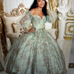 New Sage Green Quince Dress Size 4