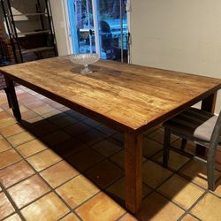 Large Wood Dining Table