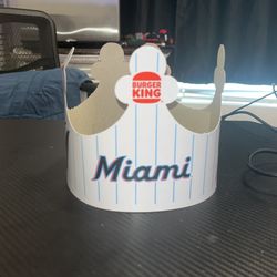 Burger King Miami Marlins crown