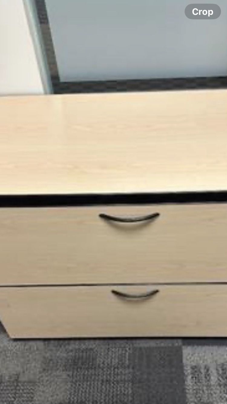 Wood Laters File Cabinet