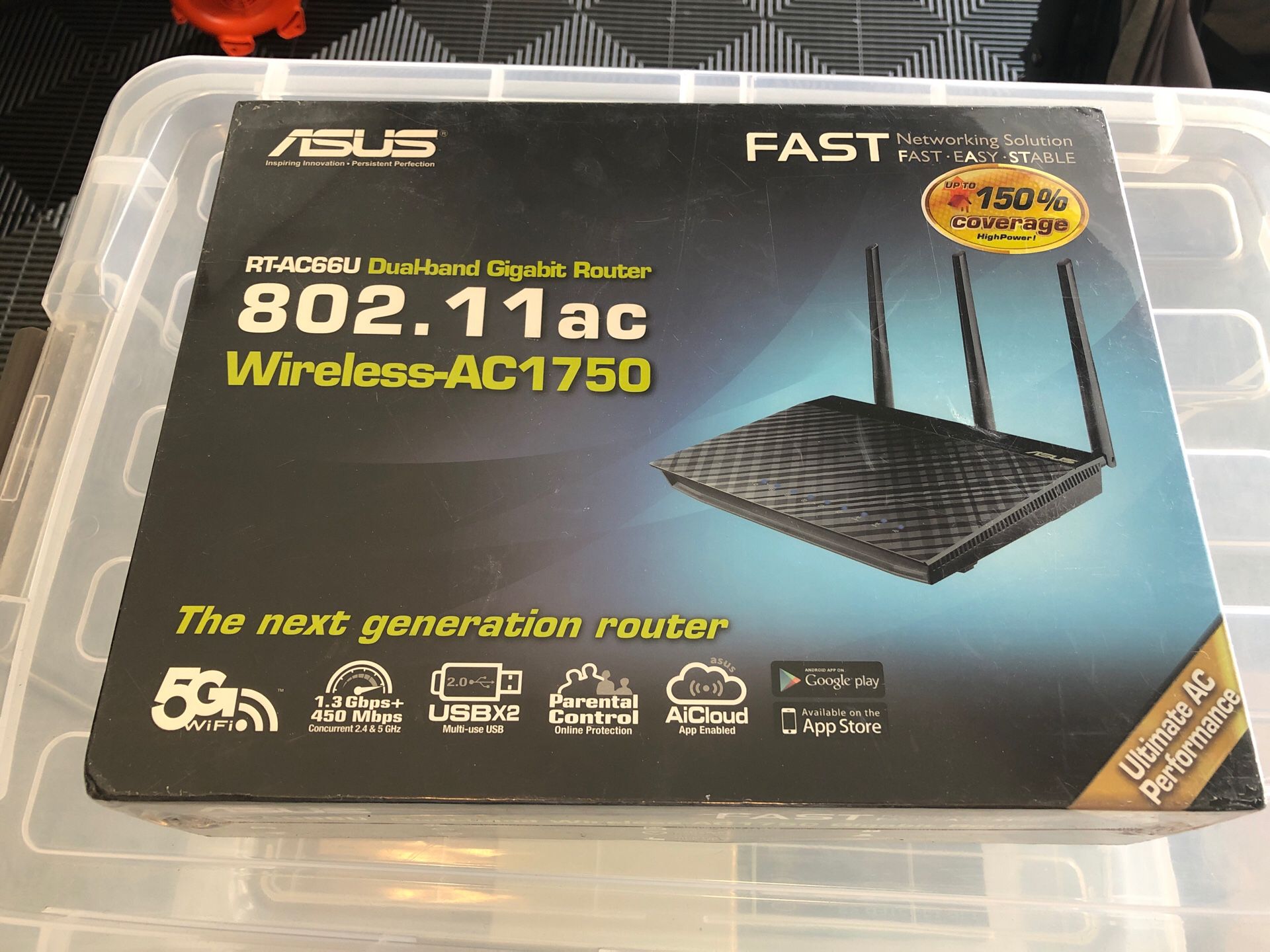 Asus ac1750 dual band wireless router