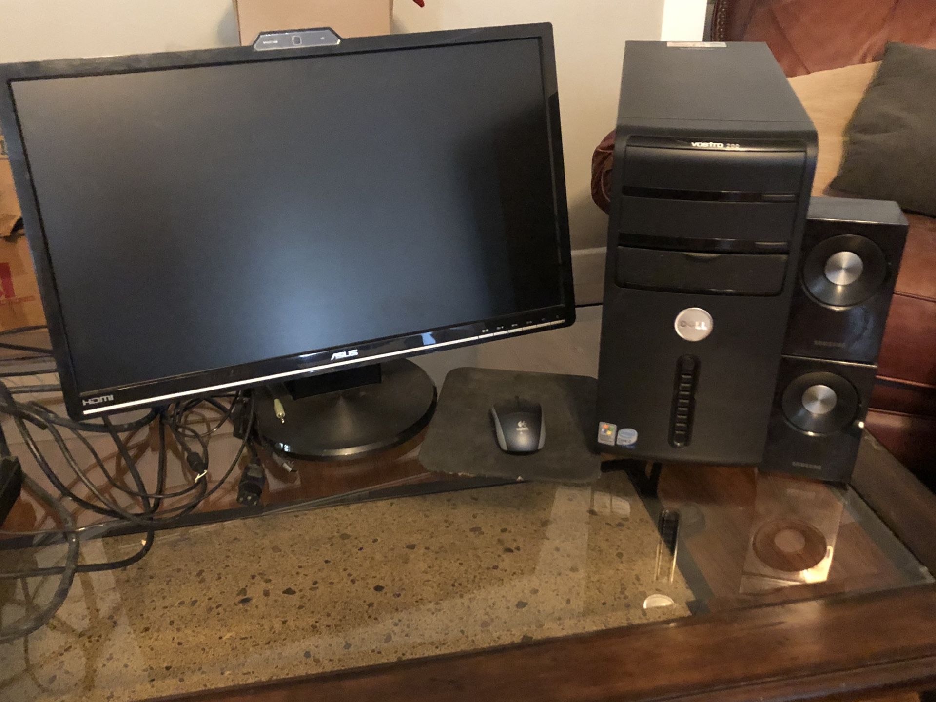 Dell Vostro 200 tower with Asus VK248 HD LCD monitor
