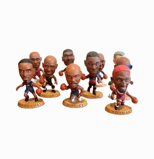 (1996) Collectors Edition: NBA Figurines (10 Total)