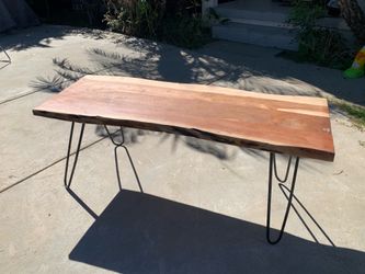 Wooden bench