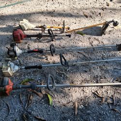 Yes, All Are Available Gas Weeders "Good For Parts Only" Package Deal Only 
