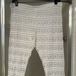 White Crochet Lace Pants From Nordstrom
