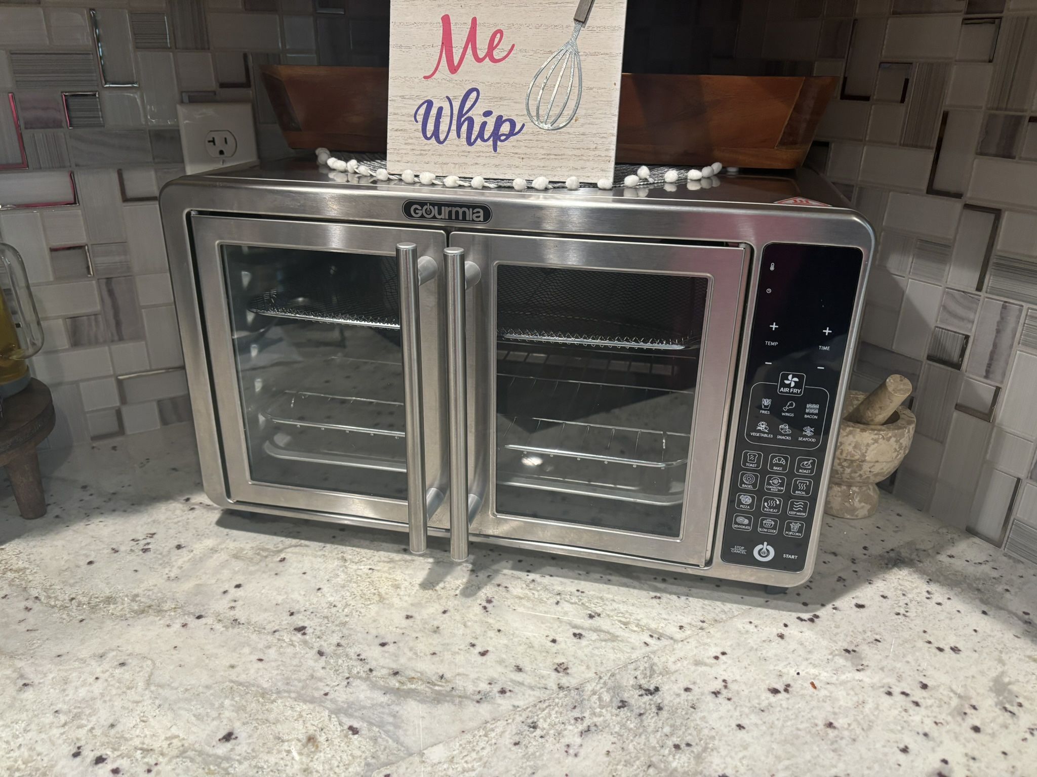 Gourmia XL Digital Air fryer/ Toaster Oven