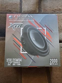 12 Inch Subwoofer Orion XTR Slim 