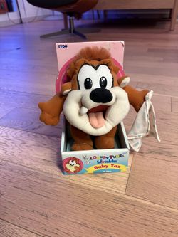 VTG Looney Toons Lovables Baby Tax 1995 Plush Toy Tyco NIB # on Tag -RARE